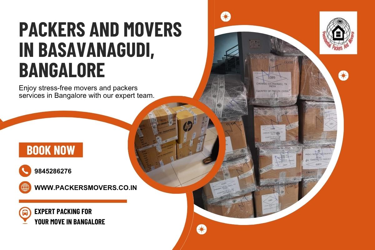 Packers and Movers in Basavanagudi, Bangalore