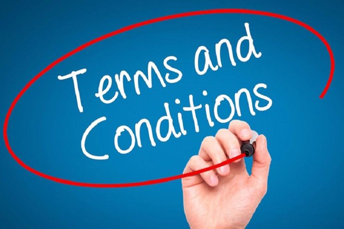  Terms and conditions